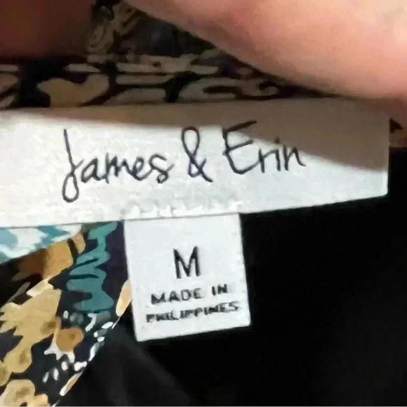 James & Erin V-neck Maxi Boho Dress Size M fall - Picture 9 of 11